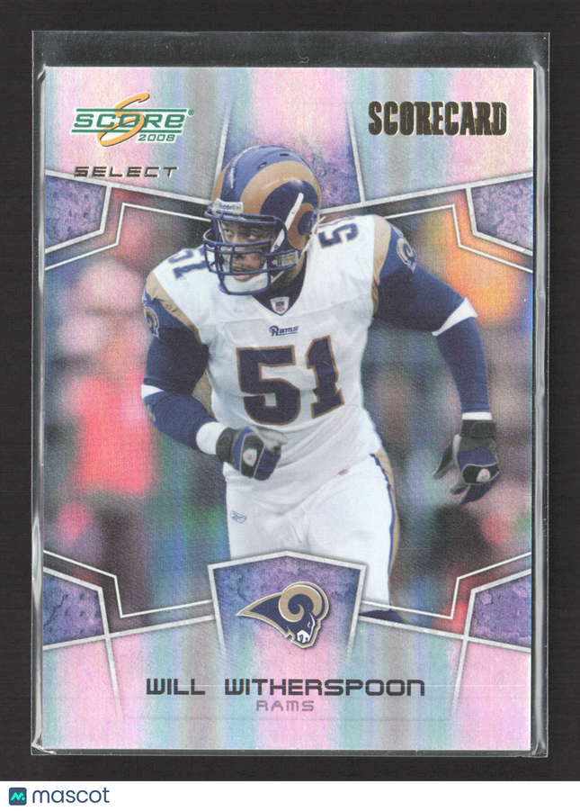 2008 Score Select Scorecard Will Witherspoon #297 /100