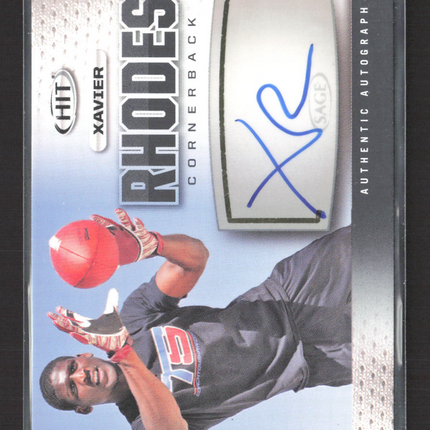 2013 SAGE Hit Xavier Rhodes #A127 Authentic Autograph