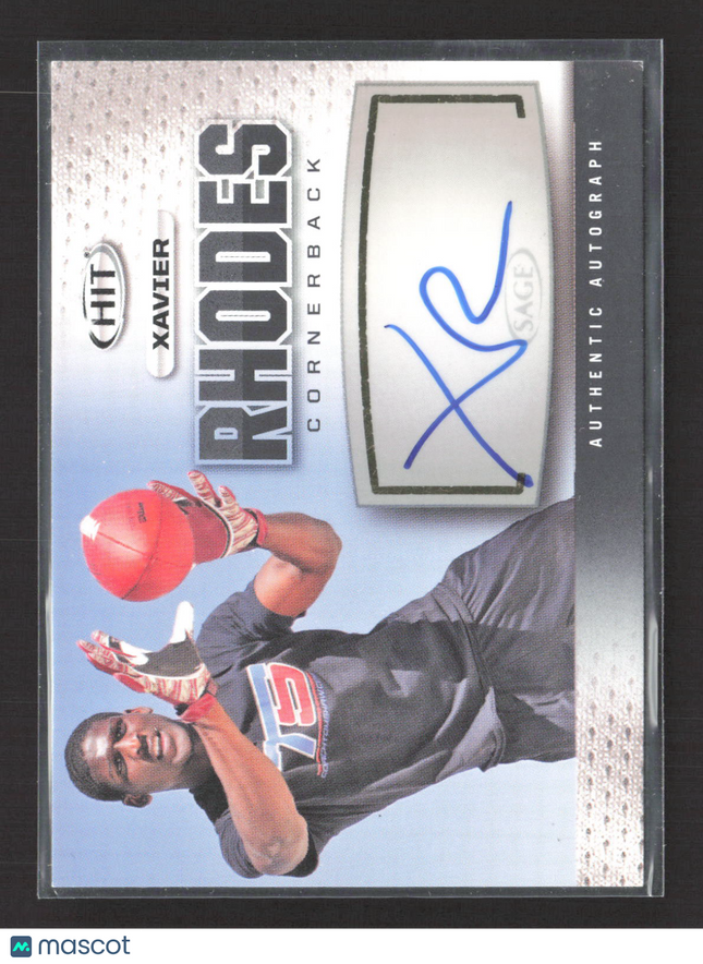 2013 SAGE Hit Xavier Rhodes #A127 Authentic Autograph