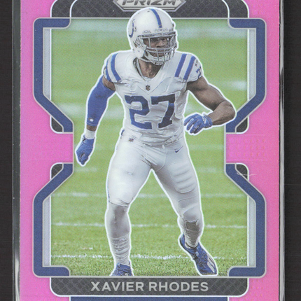 2021 Panini Prizm Xavier Rhodes #29 Pink