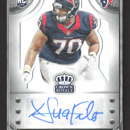2014 Panini Crown Royale Xavier Su'a-Filo #S-SU RC auto