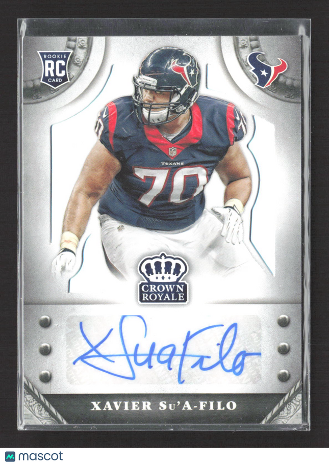 2014 Panini Crown Royale Xavier Su'a-Filo #S-SU RC auto