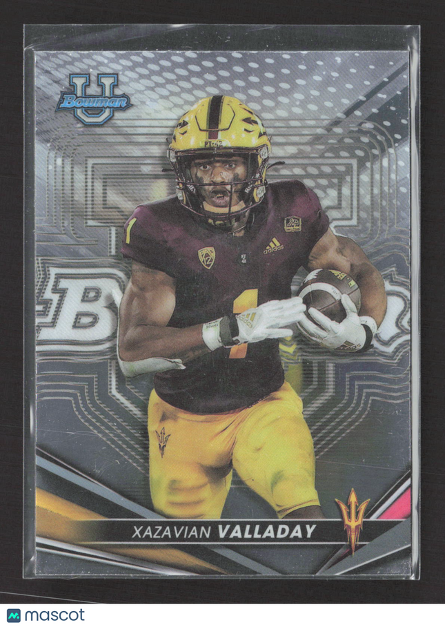 2022 Bowman University Xazavian Valladay #32
