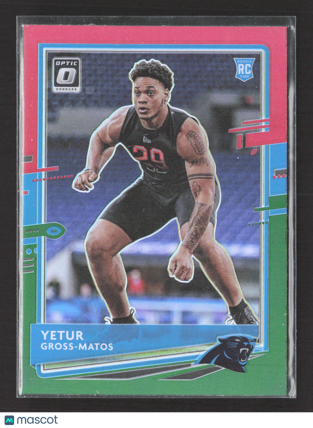 2020 Panini Donruss Optic Prizm Yetur Gross-Matos #P-263 RC red green