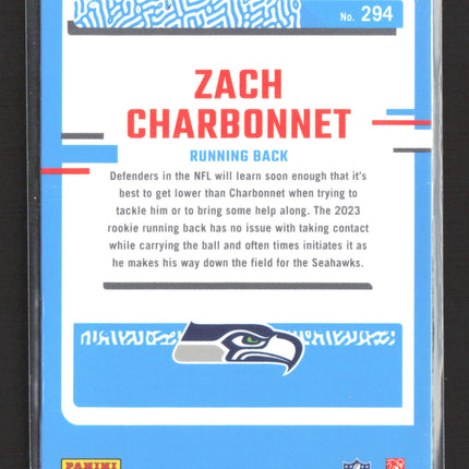 2023 Panini Donruss Optic Zach Charbonnet #294
