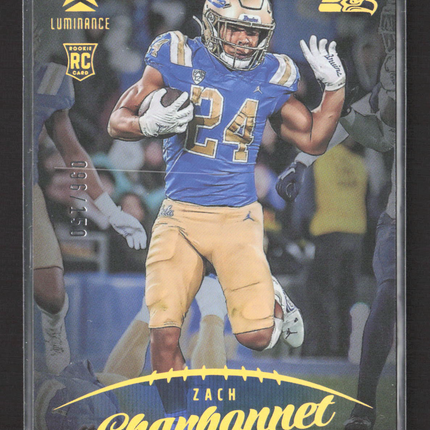 2023 Panini Luminance Zach Charbonnet #130 RC 096/150