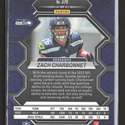 2023 Panini Prizm Mosaic Zach Charbonnet #379 RC
