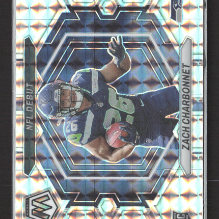 2023 Panini Mosaic Mosaic Zach Charbonnet #ND-11 Silver Prizm RC