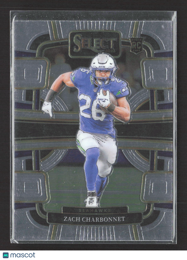 2024 Panini Select Concourse Zach Charbonnet #86 Prizm RC