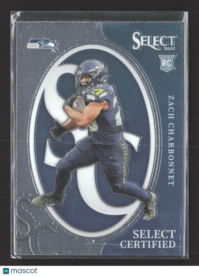 2024 Panini Select Select Certified Zach Charbonnet #CRO-ACH RC