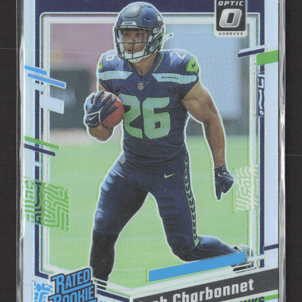 2023 Panini Donruss Optic Zach Charbonnet #294 holo