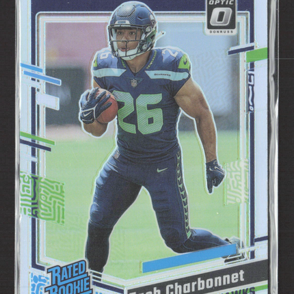 2023 Panini Donruss Optic Zach Charbonnet #294 holo