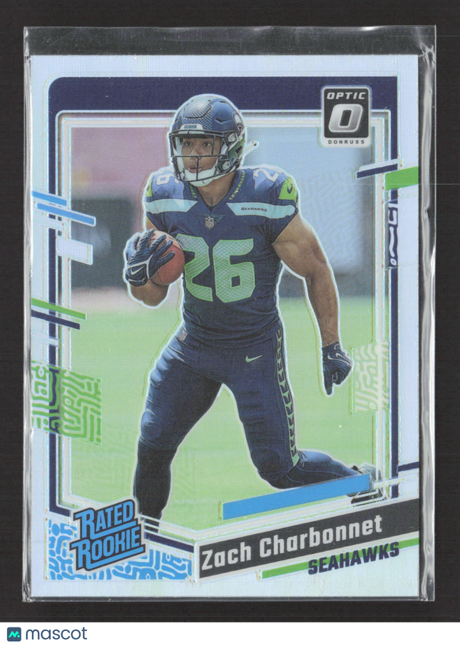 2023 Panini Donruss Optic Zach Charbonnet #294 holo