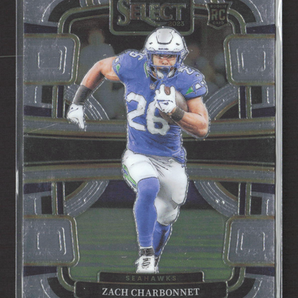 2024 Panini Select Concourse Zach Charbonnet #86 RC