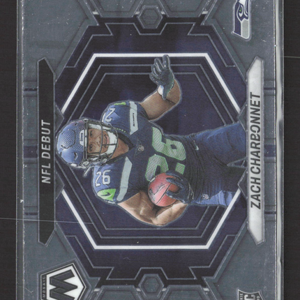 2023 Panini Mosaic NFL Debut Zach Charbonnet #ND-11 RC