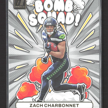 2023 Panini Donruss Bomb Squad Zach Charbonnet #BS-30