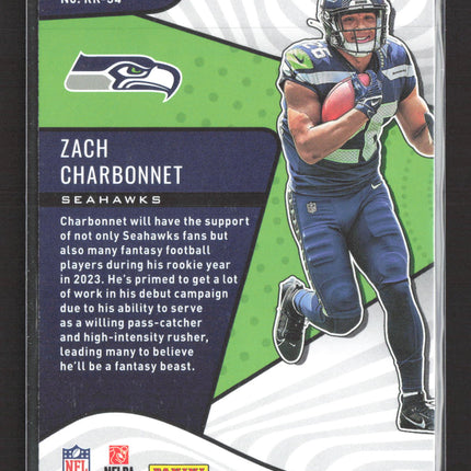 2023 Panini Donruss Rookie Revolution Zach Charbonnet #RR-34