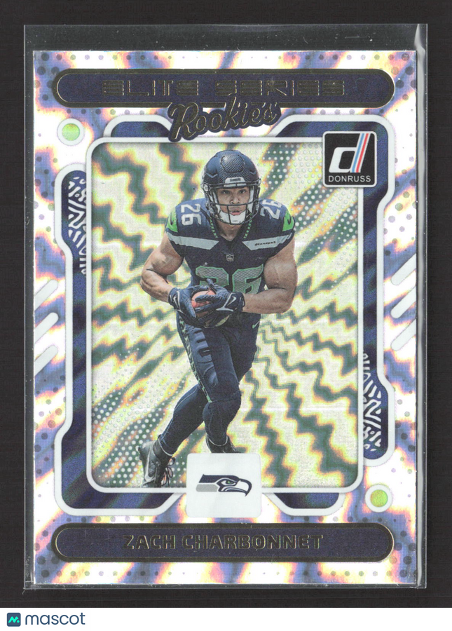 2023 Panini Donruss Elite Series Rookies Zach Charbonnet #16 Mosaic