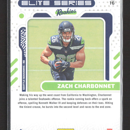 2023 Panini Donruss Elite Series Rookies Zach Charbonnet #16 Mosaic