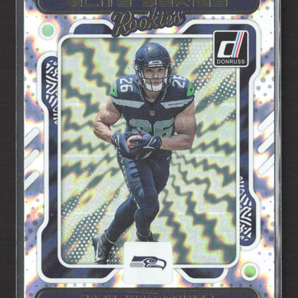 2023 Panini Donruss Elite Series Rookies Zach Charbonnet #16