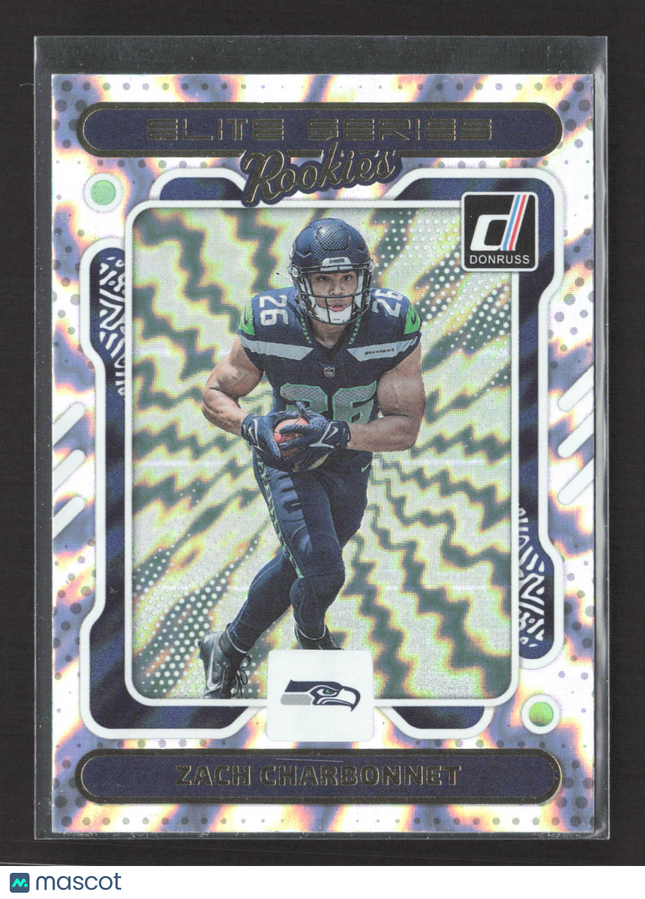 2023 Panini Donruss Elite Series Rookies Zach Charbonnet #16