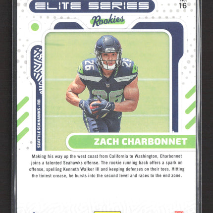 2023 Panini Donruss Elite Series Rookies Zach Charbonnet #16