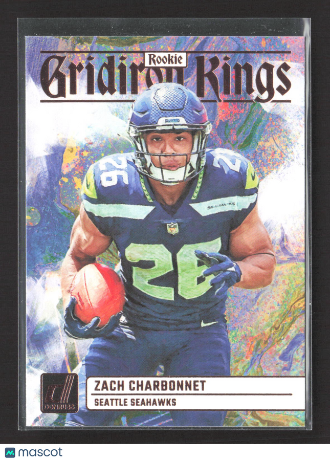 2023 Panini Donruss Gridiron Kings Zach Charbonnet #RGK-15