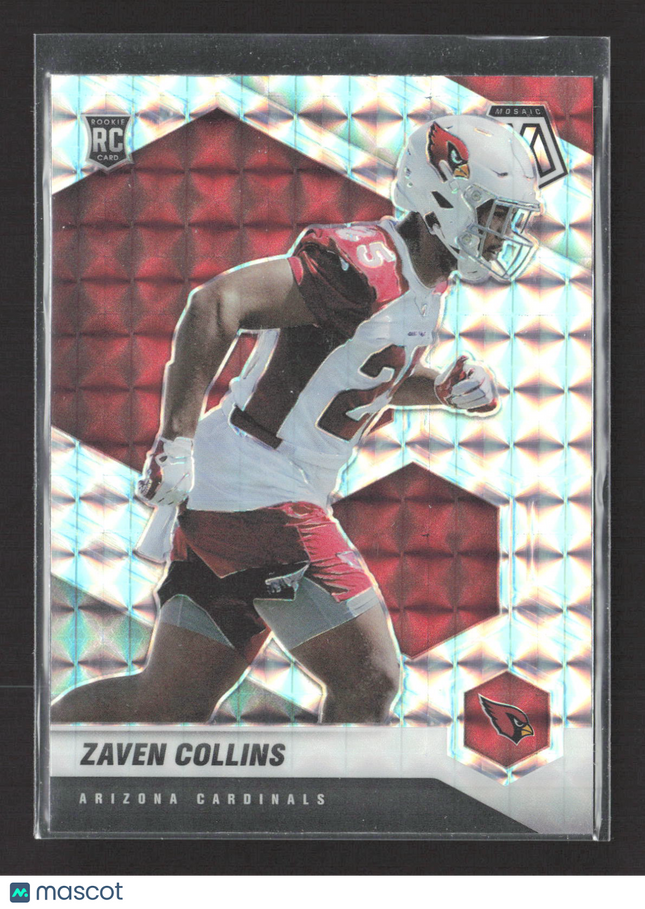 2021 Panini Mosaic Prizm Zaven Collins #363 Silver RC