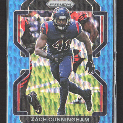 2021 Panini Prizm Zach Cunningham #38 Blue Wave 042/199