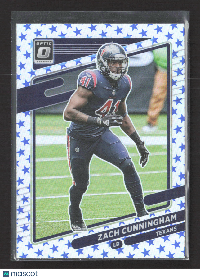 2021 Panini Donruss Optic Prizm Zach Cunningham #105 blue Stars
