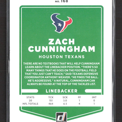 2021 Panini Donruss Zach Cunningham #168 Purple /151