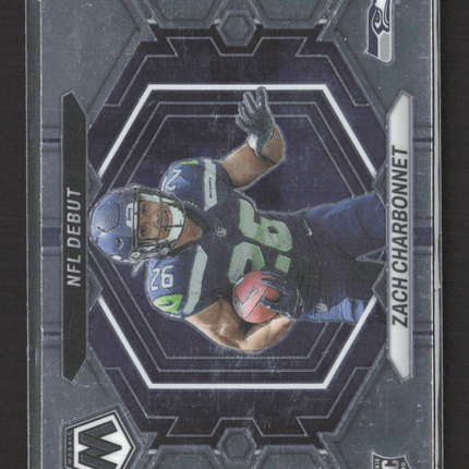 2023 Panini Mosaic Mosaic NFL Debut Zach Charbonnet #ND-11 RC