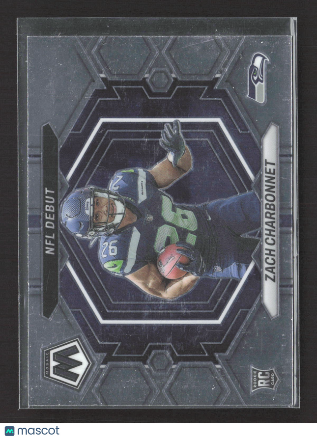 2023 Panini Mosaic Mosaic NFL Debut Zach Charbonnet #ND-11 RC
