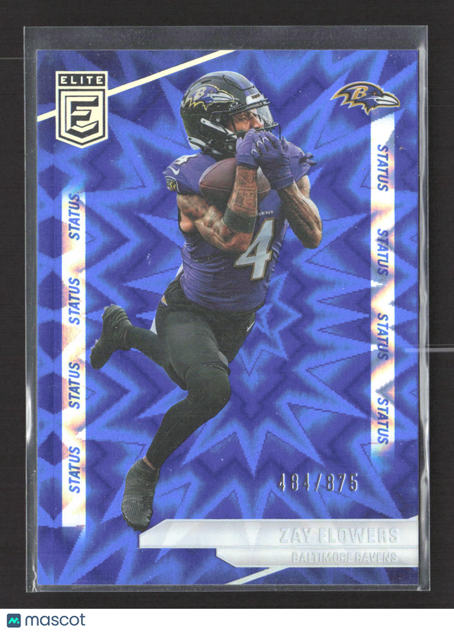 2024 Panini Donruss Elite Status Zay Flowers #88 484/875