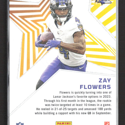 2024 Panini Illusions Shining Stars Zay Flowers #25 RC