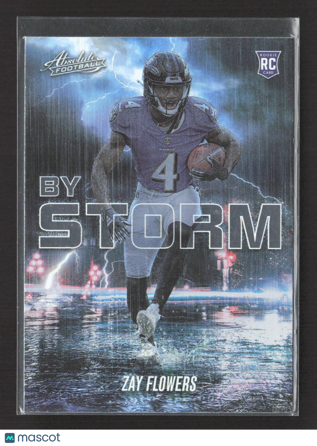 2023 Panini Absolute Football By Storm Zay Flowers #BST-11 RC