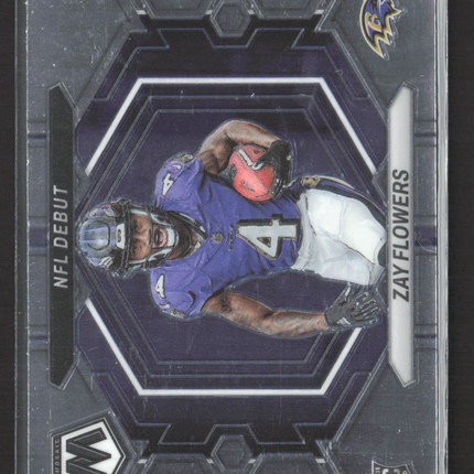 2023 Panini Mosaic Mosaic NFL Debut Zay Flowers #ND-18 RC