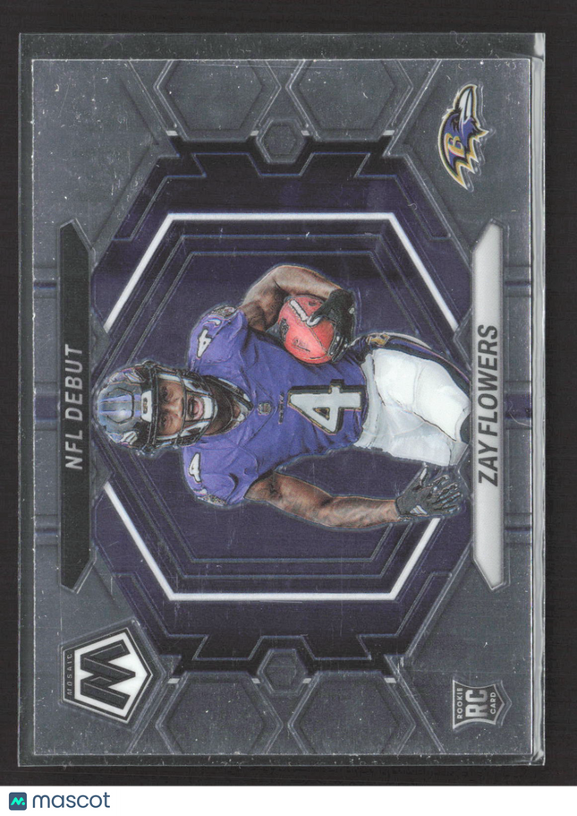 2023 Panini Mosaic Mosaic NFL Debut Zay Flowers #ND-18 RC