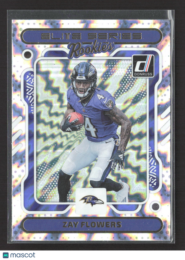 2023 Panini Donruss Elite Series Rookies Zay Flowers #9