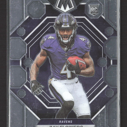 2023 Panini Mosaic Prizm Zay Flowers #380 RC