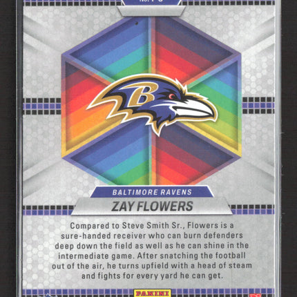 2023 Panini Mosaic Introductions Zay Flowers #I-8 RC