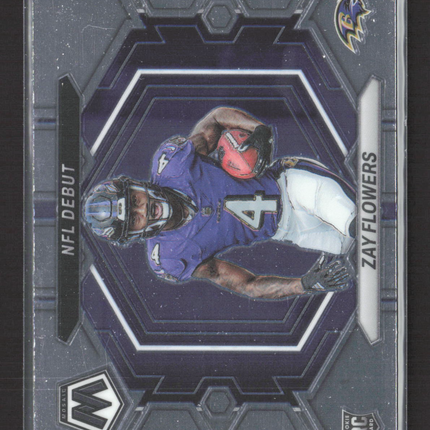 2023 Panini Mosaic Mosaic Zay Flowers #ND-18 RC