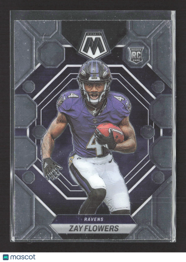 2023 Panini Mosaic Zay Flowers #380 RC