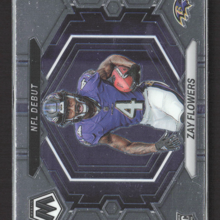 2023 Panini Mosaic NFL Debut Zay Flowers #ND-18 RC