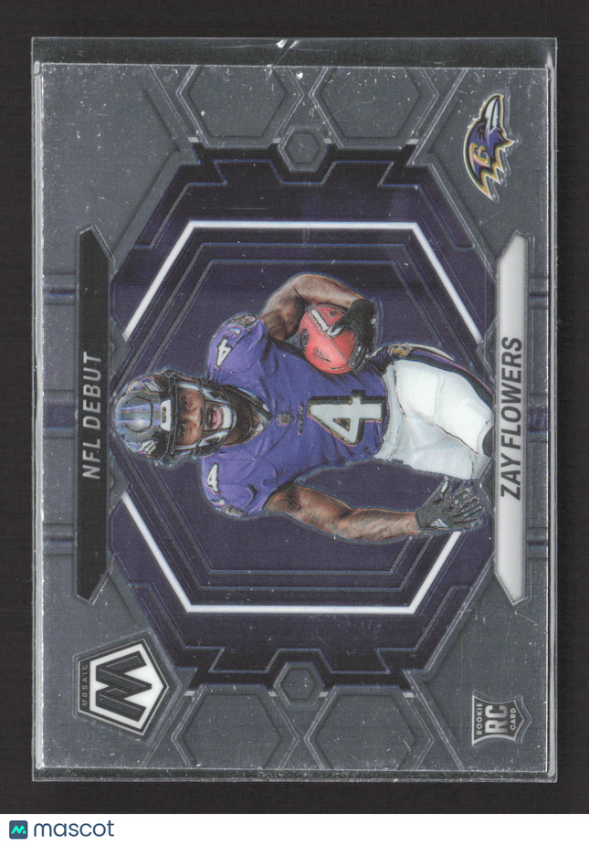 2023 Panini Mosaic NFL Debut Zay Flowers #ND-18 RC