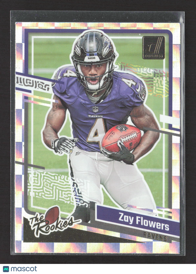 2023 Panini Donruss The Rookies Mosaic Zay Flowers #9