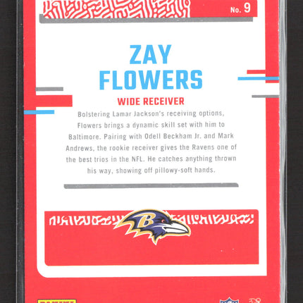 2023 Panini Donruss The Rookies Mosaic Zay Flowers #9