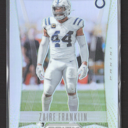 2025 Panini Prizm Deca Zaire Franklin #134 silver