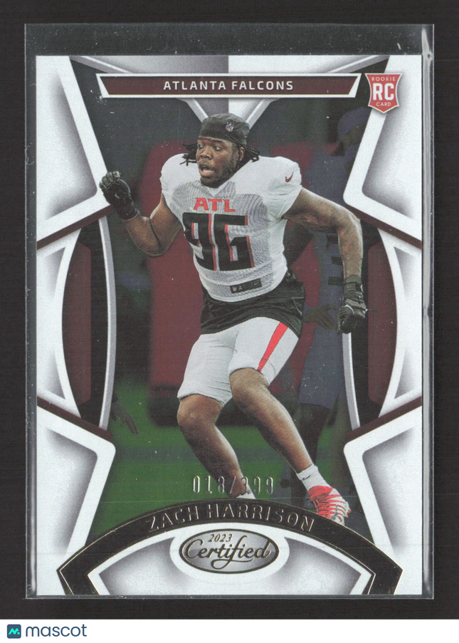 2023 Panini Certified Zach Harrison #190 013/399 RC