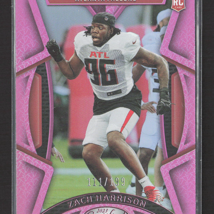 2023 Panini Certified Zach Harrison #190 Pink RC 111/199